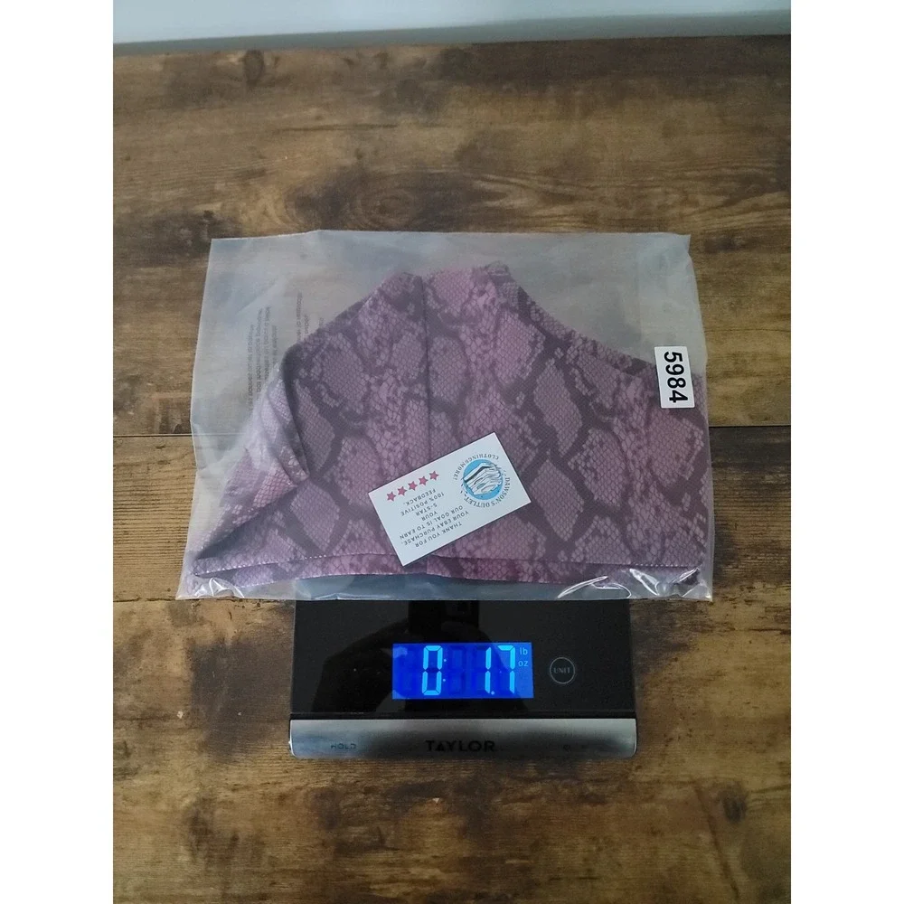 RARE Vintage 90s Snakeskin Brief Underwear Mens Small Purple USA Made Punk NWT